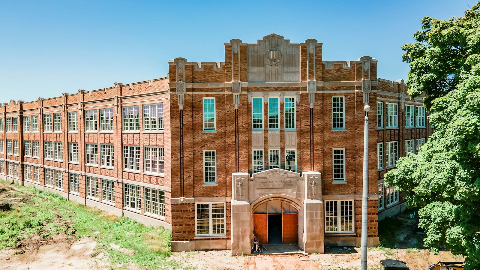 Walter French Exterior - during development