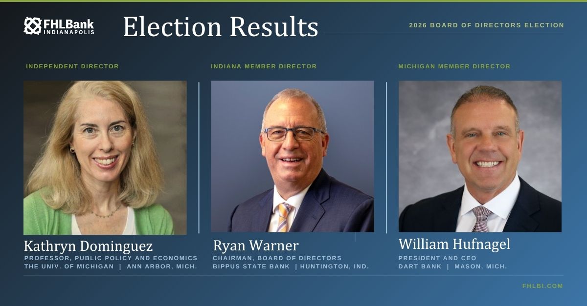2026 FHLBank Indianapolis Board of Directors election results